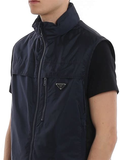 prada weste dunkelblau|Prada vest.